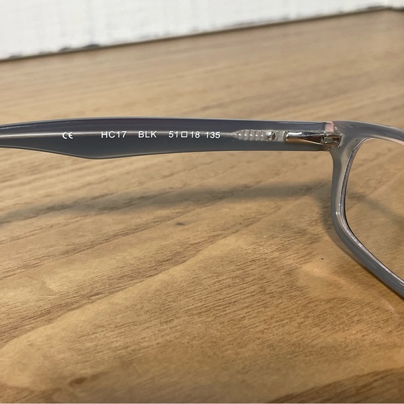 Hard Candy Eyeglasses, HC17, 51 18 135, black w/gray interior, excellent cond - Picture 6 of 13